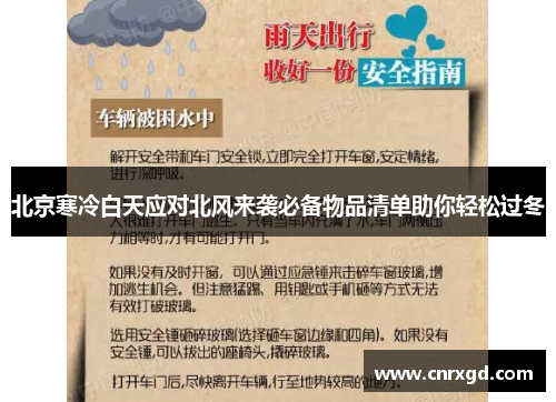 北京寒冷白天应对北风来袭必备物品清单助你轻松过冬 北京寒冷白天应对北风来袭必备物品清单助你轻松过冬